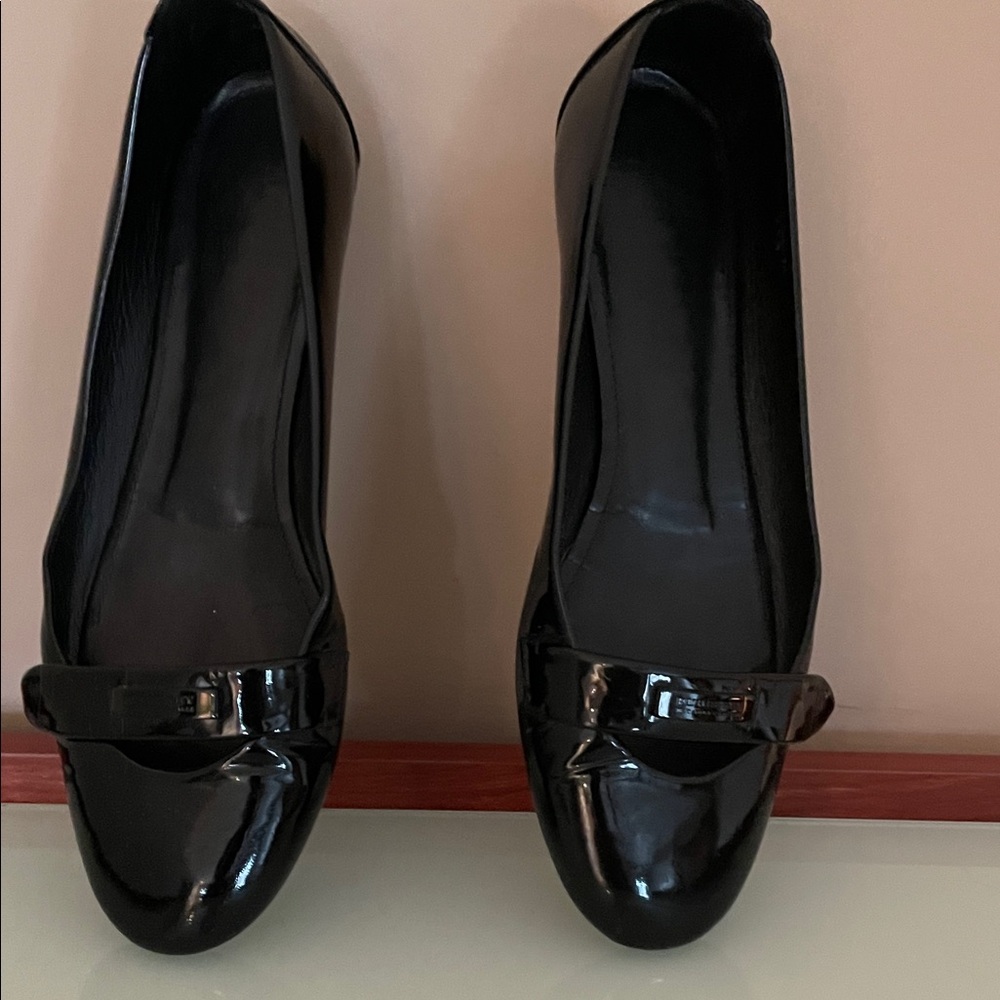 Burberry Glossy Black Women's Flats